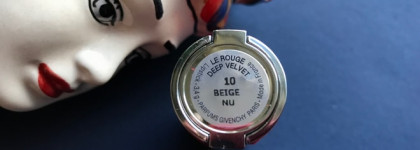 Givenchy Le Rouge Deep Velvet lipstick. Оттенок 10 Beige Nu. Fall 2019
