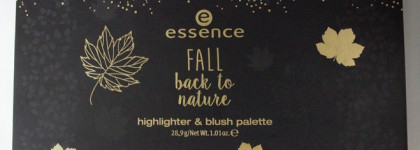Essence Fall Back to Nature Highlighter & Blush Palette 01 You’re So BeautyFALL - Палетка румян и хайлайтеров из осенней коллекции Essence 2018