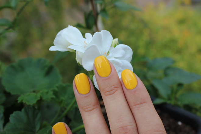 Путешествие во времени с лаком Yves Rocher le vernis 51. Citron