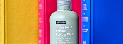 Лучшая пудра для очищения кожи - By Wishtrend Green tea & enzyme powder wash. Чёрные точки, гудбай