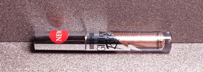 Новинка от Luxvisage - liquid eyeshadow Glitter Rock в оттенке 303 Pink Quartz: как ведут себя на нависшем веке