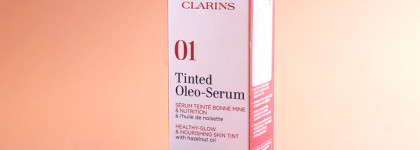 Новинка! Тональная сыворотка на основе масел Tinted Oleo-Serum Clarins в оттенке 01