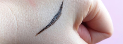 Marvel Cosmetics Top Eyeliner pencil T02 Brown и жирное нависшее веко