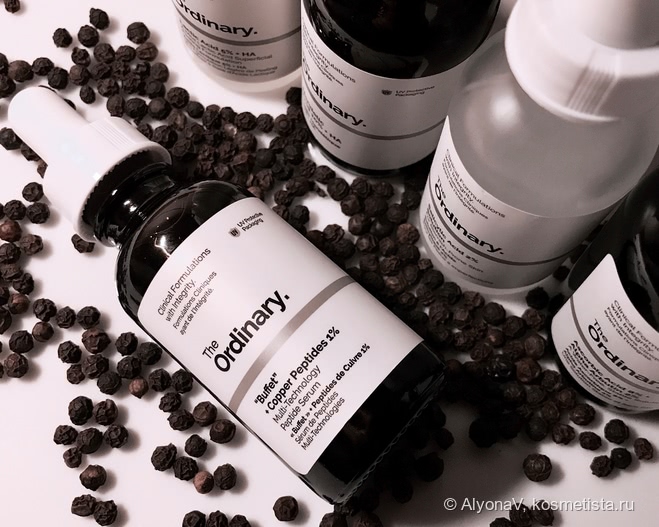 The Ordinary: Часть 6. Buffet+Copper Peptides, Mandelic acid 10%, Ascorbic Acid 8%+Alpha Arbutin 8%, Salicylic Acid 2% Solution и Lactic Acid 5%