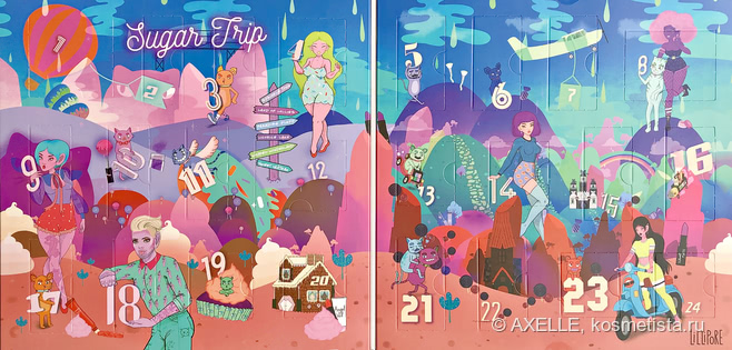 Мой первый адвент-календарь от Nyx "Sugar Trip 24 Days of Beauty"