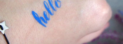 Ffleur Color Line E-518 Blue - бюджетная небесно-голубая подводка для креативных образов