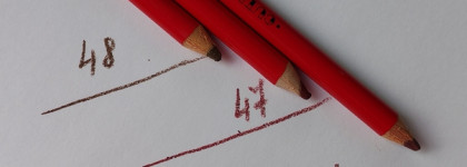 Карандаши для губ Shu в оттенках 44,47 и 48