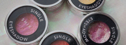 Спарклы Shik Single eyeshadow в моей косметичке: Sun, Vega, Mimosa, Mira, Marsic (и мне мало)