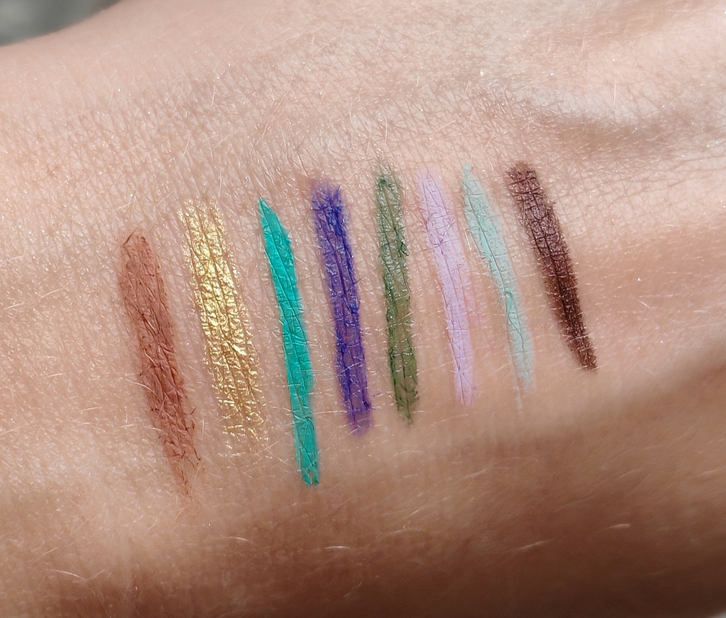 Colourpop Check please, Cool breeze, подводка Handayan 04,Cakaila 07,11, карандаши Handayan 09, 07