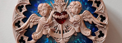 Flower knows Little angel emboss L04 Moon river