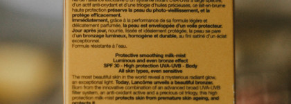 Санскрин для тела: Lancome Soleil Bronzer Protective Smoothing Milk-Mist SPF 30 Broad Spectrum