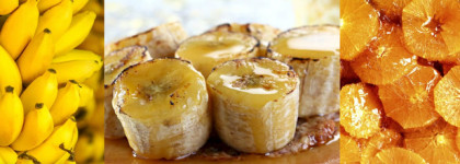 Бананы фламбе с апельсиновым соусом и воздух лесной чащи в аромате Chypre Fruite Montale