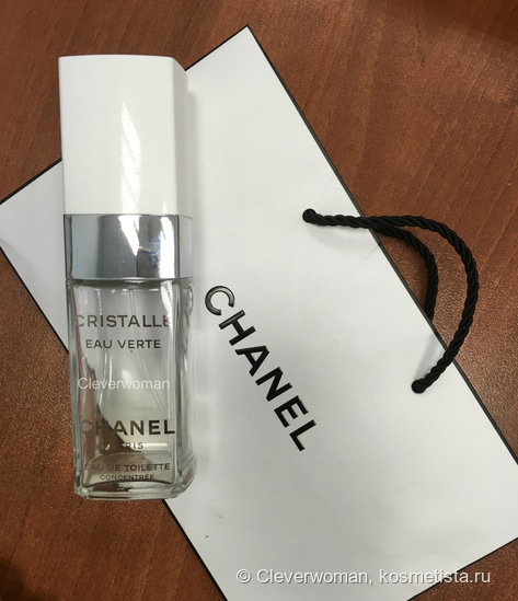 Пустая соточка Cristalle Eau Verte Chanel