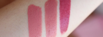 Помадные любимчики от Divage. Помады, которые стоят внимания. Divage  "Velvet" Matt Liquid Color  в оттенках 06 и 08, питательная помада для губ Praline в оттенках 3605, 3606 и 3612