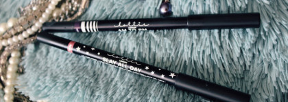 Карандаши Lottie London: для глаз в оттенке Velvet и для губ в оттенке Basic