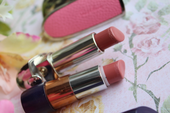 Кто бы мог подумать? Rouge G de Guerlain Lipstick №02 и Oriflame The One Warm Nude 30677