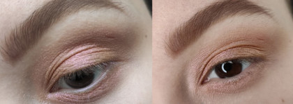 Быстрый и заметный макияж с ProVG Multichromatic top eyeshadow в оттенке MH005 Coral Dream