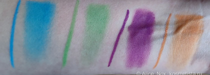 Новый запуск неонов Lamel: палетки теней Ultraviolet, цветные гелевые карандаши Oh my Colour