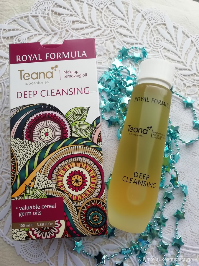 Гидрофильное масло для снятия макияжа Makeup Removing Oil Deep Cleansing Teana laboratories
