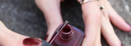 Мой осенний матовый лак Le Vernis Velvet ( Nail Colour) в оттенке 638 Profondeur от Chanel