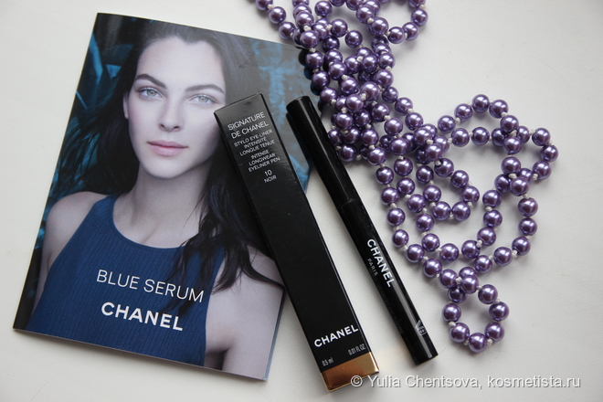 Моя прелесть: интенсивная стойкая подводка для глаз Signature de Chanel (Intense Longwear Eyeliner Pen) в оттенке 10 Noir