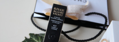 Mon nouvel amour. Помада Rouge Allure Velvet из линии Rouge Allure Camelia Spring 2020 в оттенке 627 Camélia Carmin и карандаш для губ Spring 2020 в оттенке 184 Rouge Intense