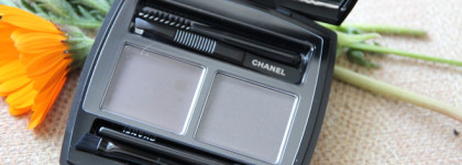 Мой первый набор для макияжа бровей La Palette Sourcils Brow Wax and Brow Powder Duo от Chanel в оттенке 03 Dark