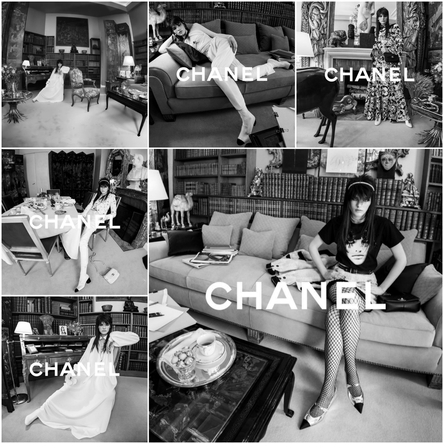 Коллаж из превью показа Chanel Cruise 2021/22. Скриншот из соц. сетей бренда.