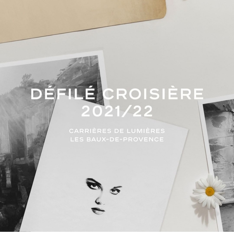 Скриншот " визитки" показа Chanel Cruise 2021/22 из соц. сетей бренда.