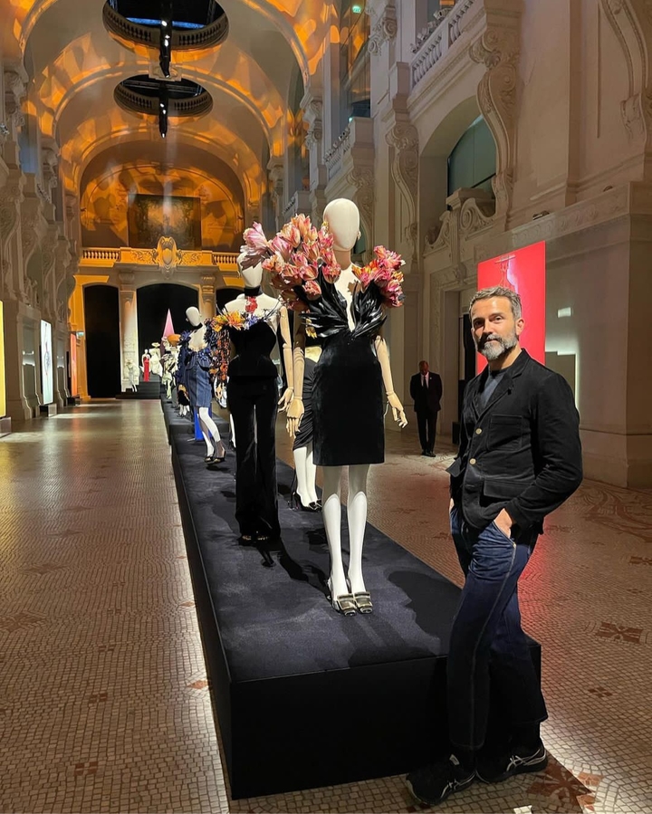 Дэниел Розберри и коллекция Schiaparelli Haute Couture Fall-Winter 2022/23.