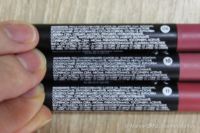 Golden Rose: а стОит ли? Matte Lipstick Crayon №№ 08,10,11 и Lip&Blush Velvet Touch № 03