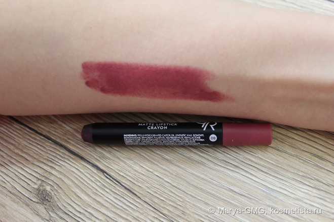 Golden Rose: а стОит ли? Matte Lipstick Crayon №№ 08,10,11 и Lip&Blush Velvet Touch № 03