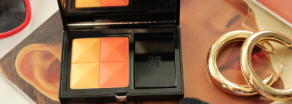 Лето, загар и компактные двухцветные румяна для лица Givenchy Prisme Blush в оттенке 10 power