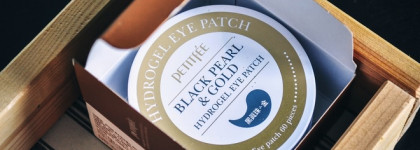 Патчи Petitfee Black Pearl & Gold + результаты от использования в фото before/after