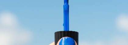 Из осени в лето с La Laque Couture от YSL (#18 Bleu Majorelle)