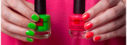 Лето в неоне с Sophin nail Polish. (#233, #230)