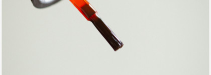 Нескучная осень с Morgan Taylor Professional Nail Lacquer #Amber Rush Applique