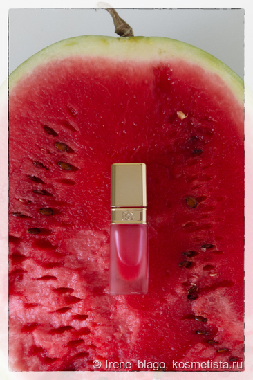 Освежающее арбузное масло для губ Oil lip plumper от Dolce &Gabbana замена маслу Dior? Оттенок # Watermelon