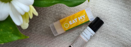 Два новичка в косметичке: бальзамы для губ Eat My Balm "Лимонный тарт" и Краснополянская косметика "Прополисный"