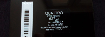 Палетка Nouba Quattro Eyeshadows 627: какое оно - итальянское качество?