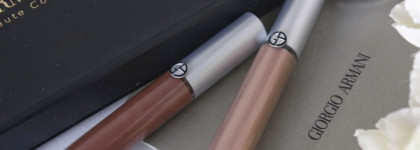 Giorgio Armani Eye Tint в оттенках Camel Smoke 23, Rose Ashes 11 - макияж глаз в два взмаха