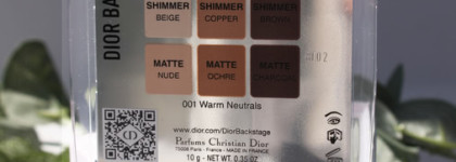 Теплая палетка Dior Backstage Eye Palette 001