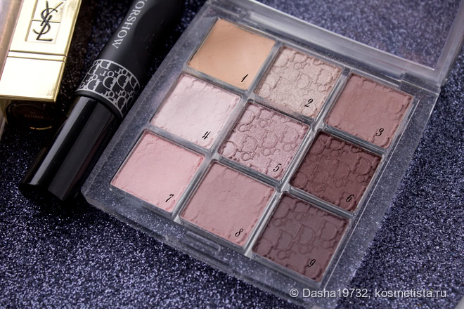 Макияж в красках зимы с тенями Dior