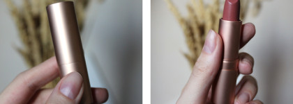 Помада Uvinion в оттенке Sophie, сравнение с Мас Velvet Teddy