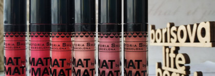 Жидкая матовая помада Victoria Shu Mat By Mat. 3 оттенка красного и 3 нейтральных цвета