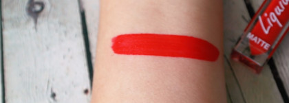 Lavelle Collection Liquid matte LS 10. Стойкая матовая помада за 100 рублей