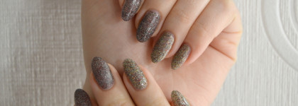 Твидовый маникюр с Masura
