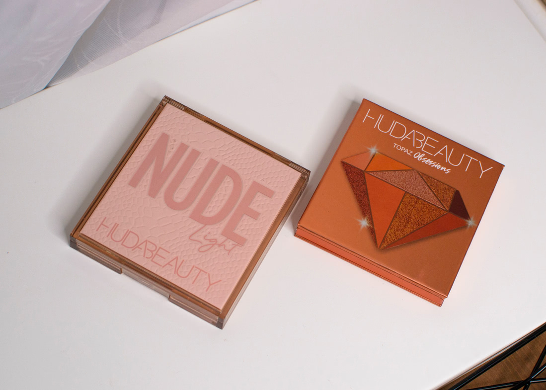 Huda Beauty Obsessions Nude Light and Topaz