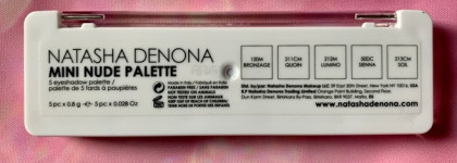 Это вам не нюд : Mini Nude Palette от Natasha Denona
