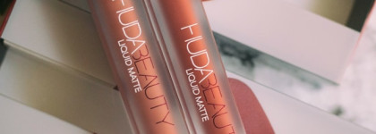 Очень комфортная и очень стойкая матовая помада Huda Beauty Liquid Matte Lipstick в прекрасных оттенках Bombshell и Icon